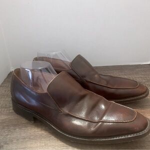 Gravati Men’s Brown Leather Slip-on Loafers Handmade In Italy